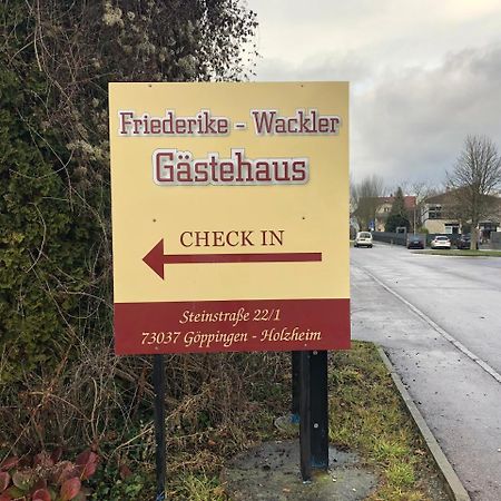 Friederike Wackler Gaestehaus Göppingen Kültér fotó